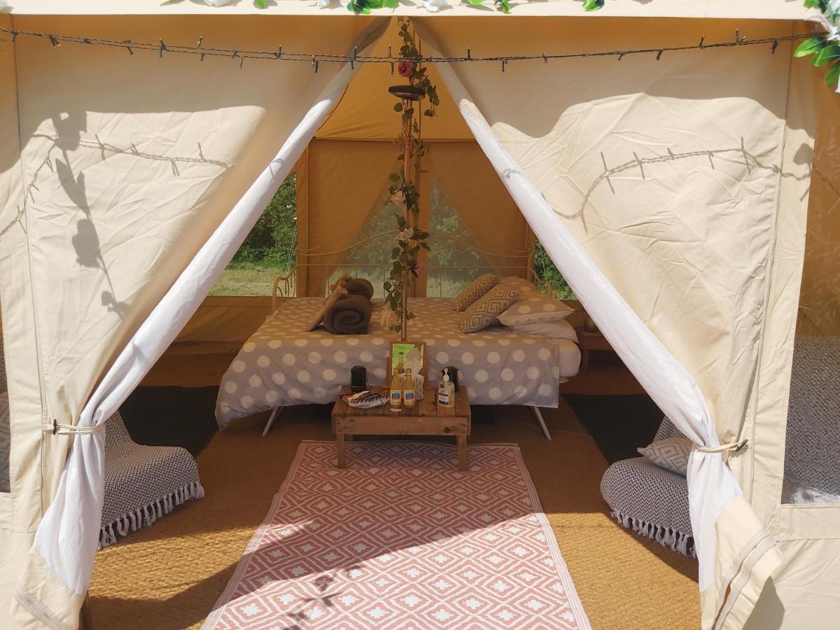 Hopgarden Glamping - Luxury 6M Bell Tent Wadhurst Luaran gambar