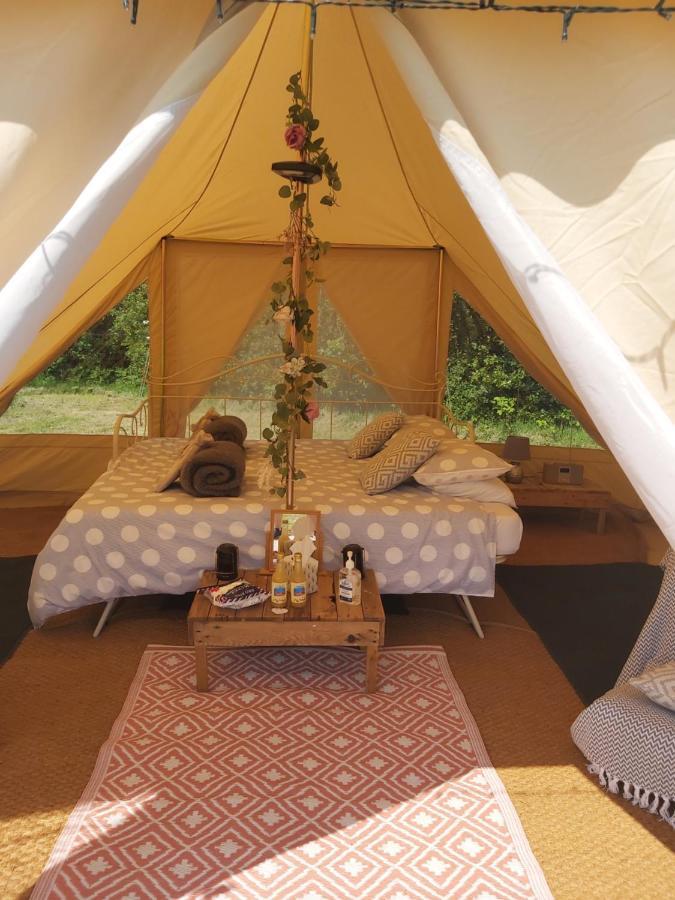 Hopgarden Glamping - Luxury 6M Bell Tent Wadhurst Luaran gambar