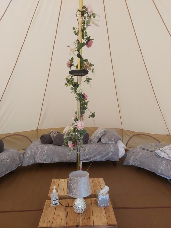 Hopgarden Glamping - Luxury 6M Bell Tent Wadhurst Luaran gambar