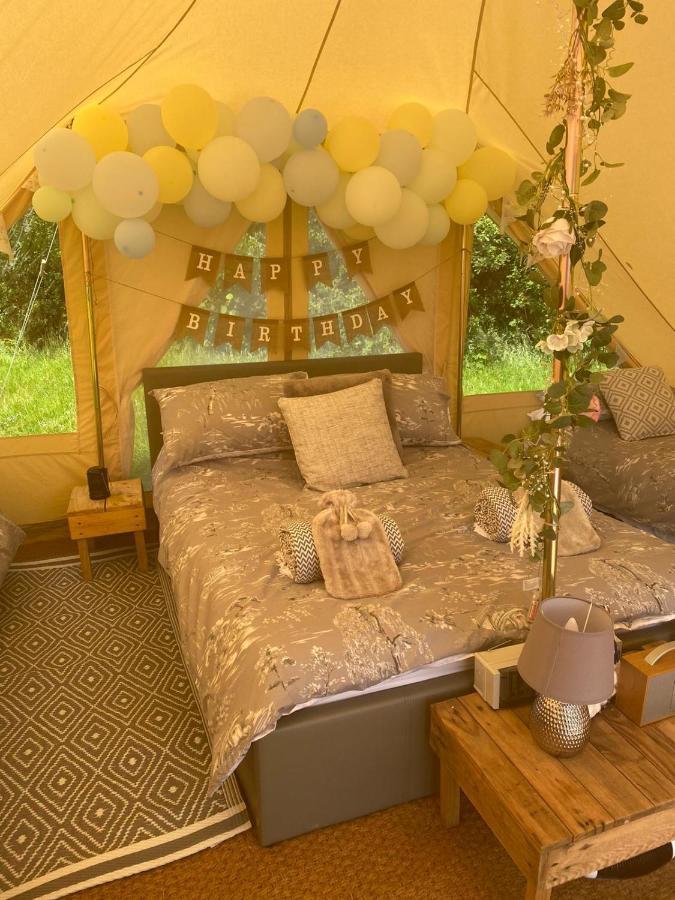Hopgarden Glamping - Luxury 6M Bell Tent Wadhurst Luaran gambar
