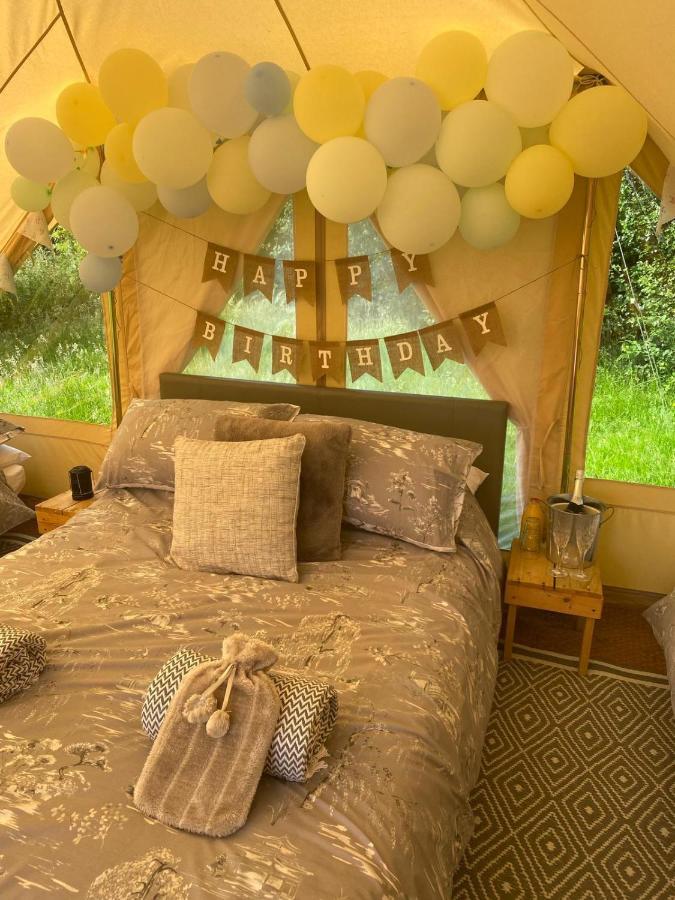 Hopgarden Glamping - Luxury 6M Bell Tent Wadhurst Luaran gambar
