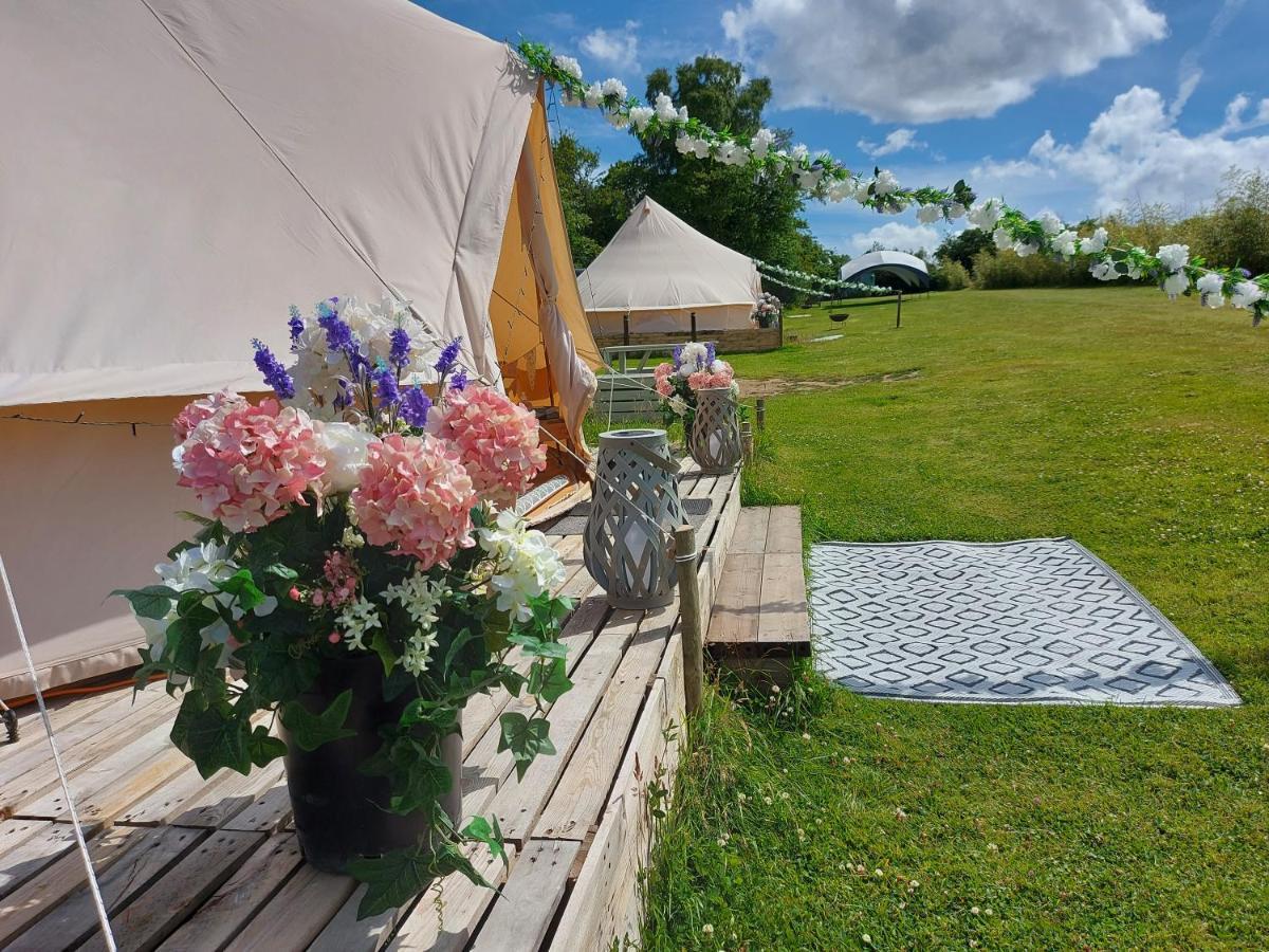 Hopgarden Glamping - Luxury 6M Bell Tent Wadhurst Luaran gambar