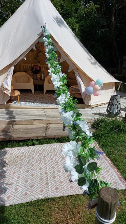 Hopgarden Glamping - Luxury 6M Bell Tent Wadhurst Luaran gambar