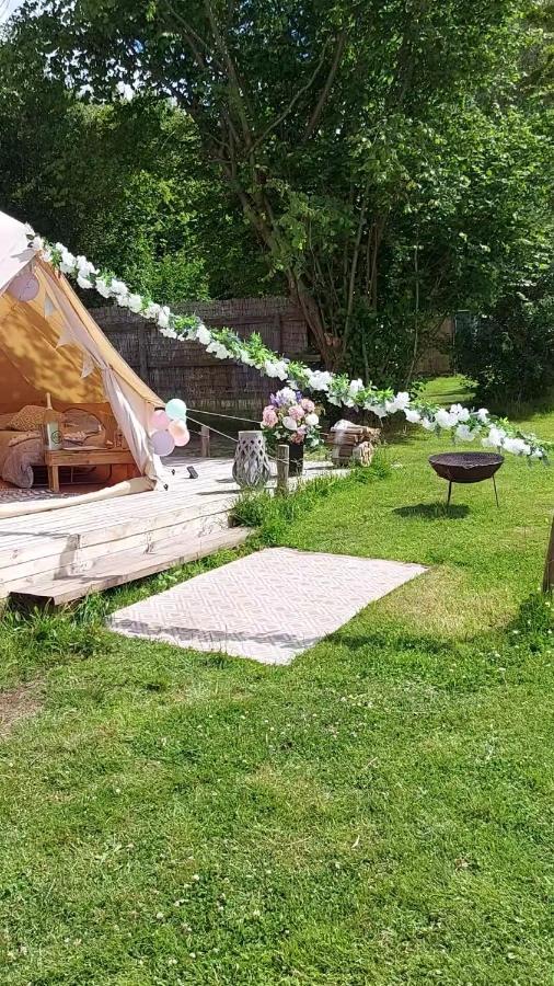 Hopgarden Glamping - Luxury 6M Bell Tent Wadhurst Luaran gambar