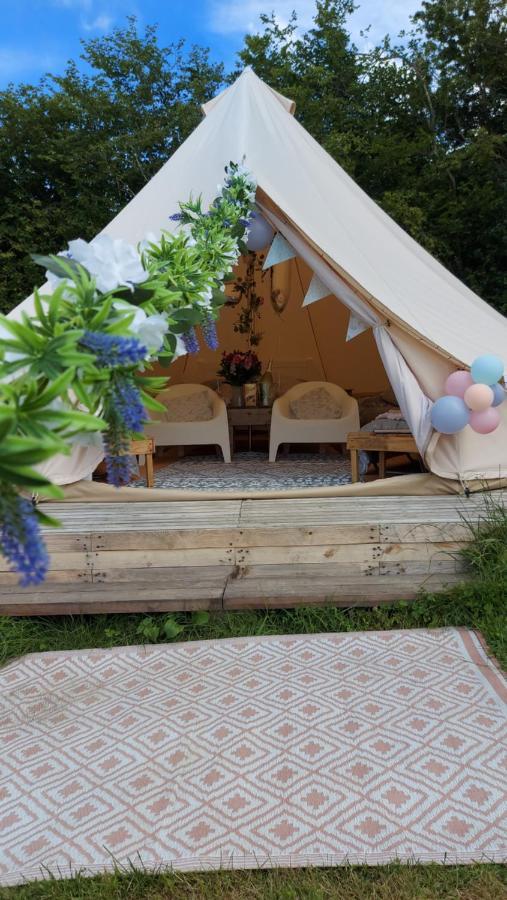 Hopgarden Glamping - Luxury 6M Bell Tent Wadhurst Luaran gambar