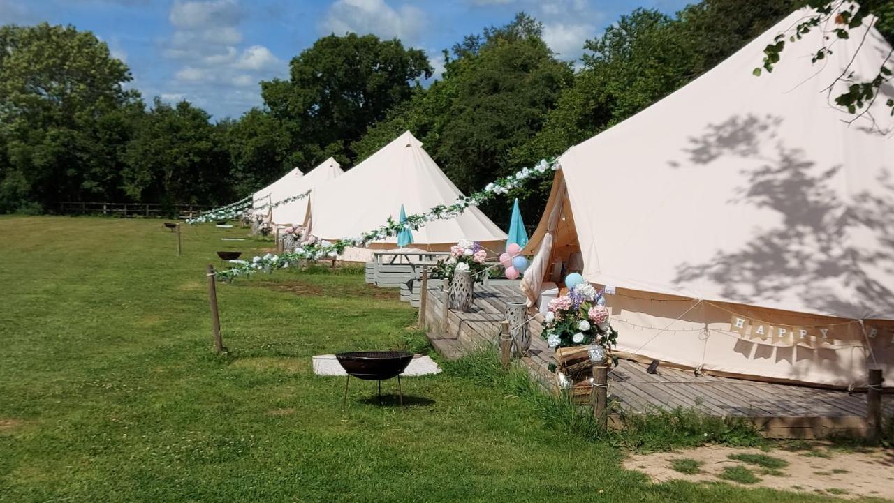 Hopgarden Glamping - Luxury 6M Bell Tent Wadhurst Luaran gambar