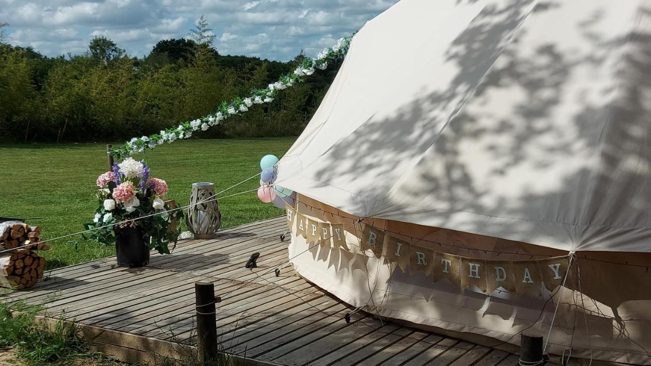 Hopgarden Glamping - Luxury 6M Bell Tent Wadhurst Luaran gambar