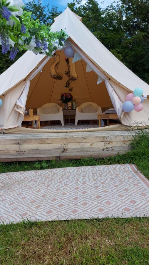 Hopgarden Glamping - Luxury 6M Bell Tent Wadhurst Luaran gambar