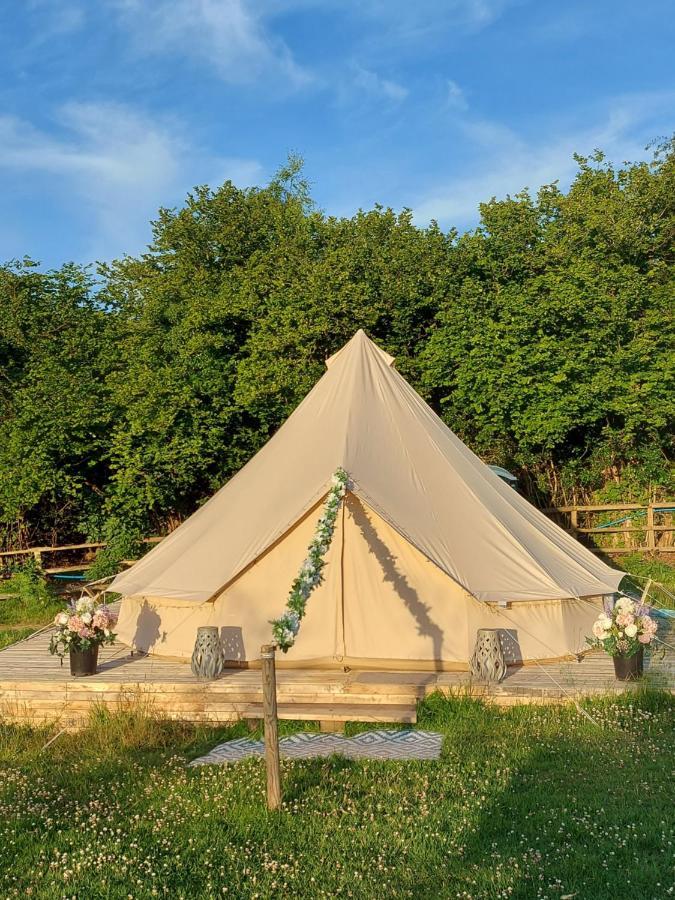 Hopgarden Glamping - Luxury 6M Bell Tent Wadhurst Luaran gambar