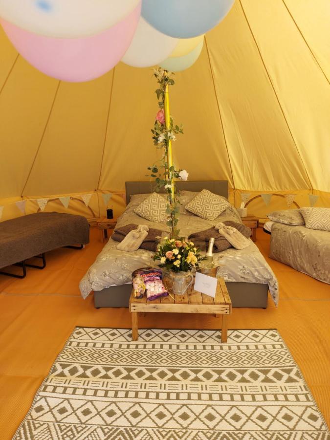 Hopgarden Glamping - Luxury 6M Bell Tent Wadhurst Luaran gambar