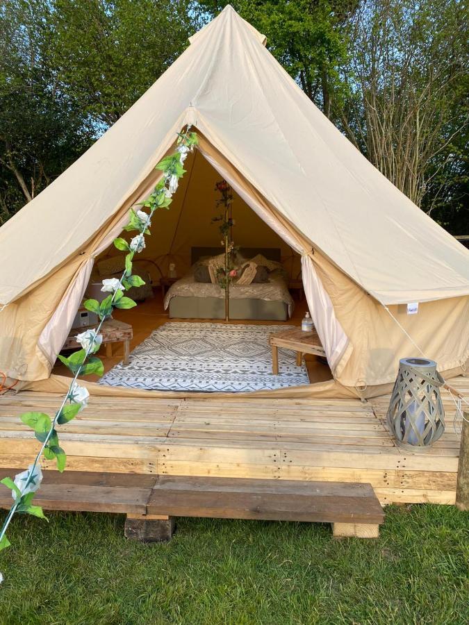 Hopgarden Glamping - Luxury 6M Bell Tent Wadhurst Luaran gambar