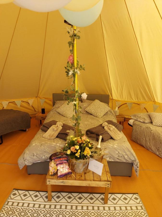 Hopgarden Glamping - Luxury 6M Bell Tent Wadhurst Luaran gambar
