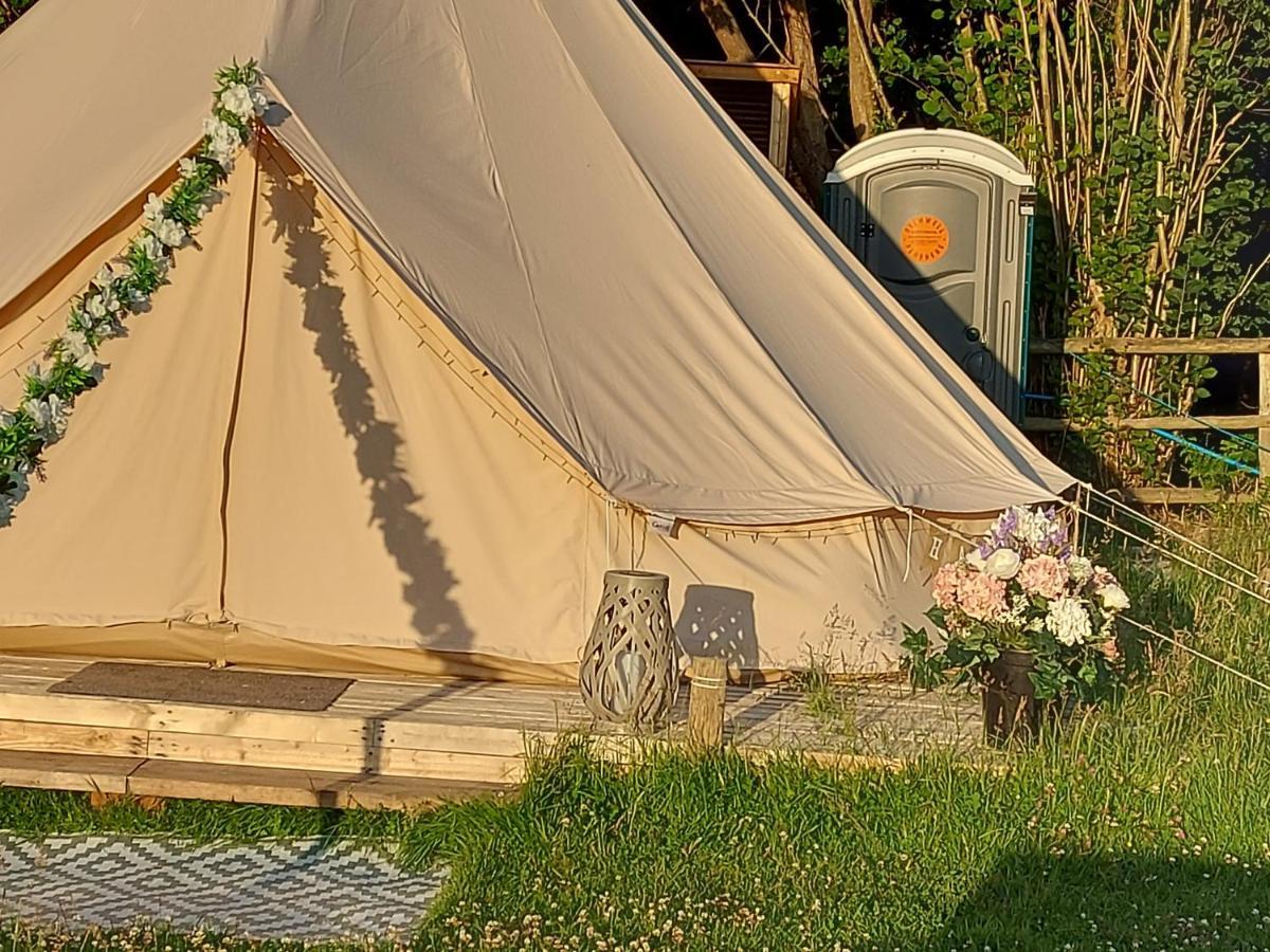 Hopgarden Glamping - Luxury 6M Bell Tent Wadhurst Luaran gambar