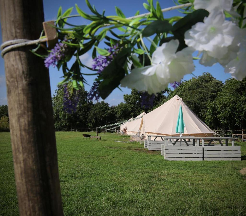 Hopgarden Glamping - Luxury 6M Bell Tent Wadhurst Luaran gambar